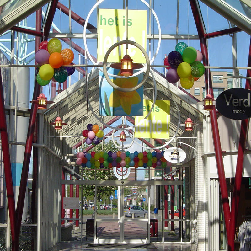 Koperwiek-winkelcentrum ballonnen